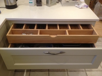 Internal solid Wood drawer